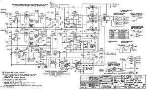 Fender Twin Reverb, Quad Reverb, Super Six schematic