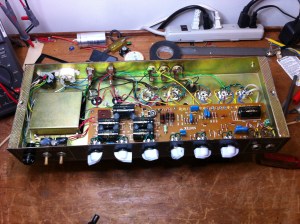 Chassis image before re-conversion to 6L6 mode.
