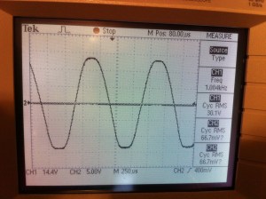 After repair doing 113W at clipping into 8 ohms. Pretty beastly. Not what I usually think of when I think 