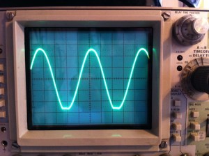 Unfortunately it could not make a good sine wave