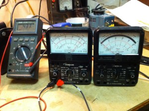 All you need is a voltage and current source and you can dial it in compared to a known calibrated meter. Ohms range uses batteries to put a voltage through the resistance under test to judge its value. A 1.5V battery for the lower resistance settings and a 9V for R x 10,000 scale. As long as the resistors in the ohms range circuit are in cal and the batteries are good, the meter will be in cal. In the image the 260 is reading 433VDC spot on nice. Much better pics and info for all the Simpson 260 meters and more here -- http://simpson260.com/ Simpson 260 calibration procedure -- https://drive.google.com/file/d/0B01EXvY0__YYcVdlanBqR1E5ZlU/view?usp=sharing Simpson 260 3 to 6 repair instructions -- https://drive.google.com/file/d/0B01EXvY0__YYclQ1aTByR3ZFVHM/view?usp=sharing