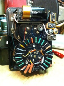 I bought this on eBay $20 untested and it's actually really accurate to its testament but a few resistors were drifted and were replaced. It takes two batteries for the ohms ranges, a 1.5V for the X1 and X10 range and a 30V for the X1,000 and X100,000.  30V batteries are not available anymore so you have to hack one together with three 9V and two 1.5V in series for 30VDC, and the wonderful old VOM is ready for use again. Resistance measurements on this meter are impressively accurate compared to my Fluke DMM.