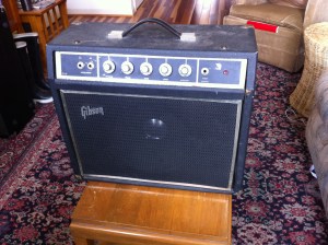 GIbson G10. This was a failed repair sadly. This amp had poor sound and a buzz. I went on an insane quest to find a MPF161 transistor and eventually found a replacement and the amp sounded very clean with extremely low noise floor! It lasted only 2 weeks and buzz came back, and its origin was never found unfortunately.