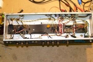 Unfortunately caps in the bias supply failed making the bias draw increase until one of the power tubes shorted and blew the fuse. Recap was overdue anyway since this amp is from 1973.