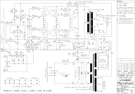 JCM900 4100, 2100 power supply