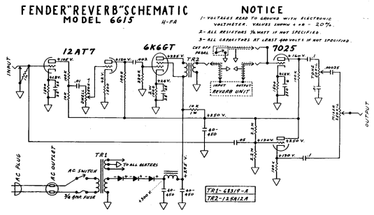 Fender Reverb-6G15-Schematic